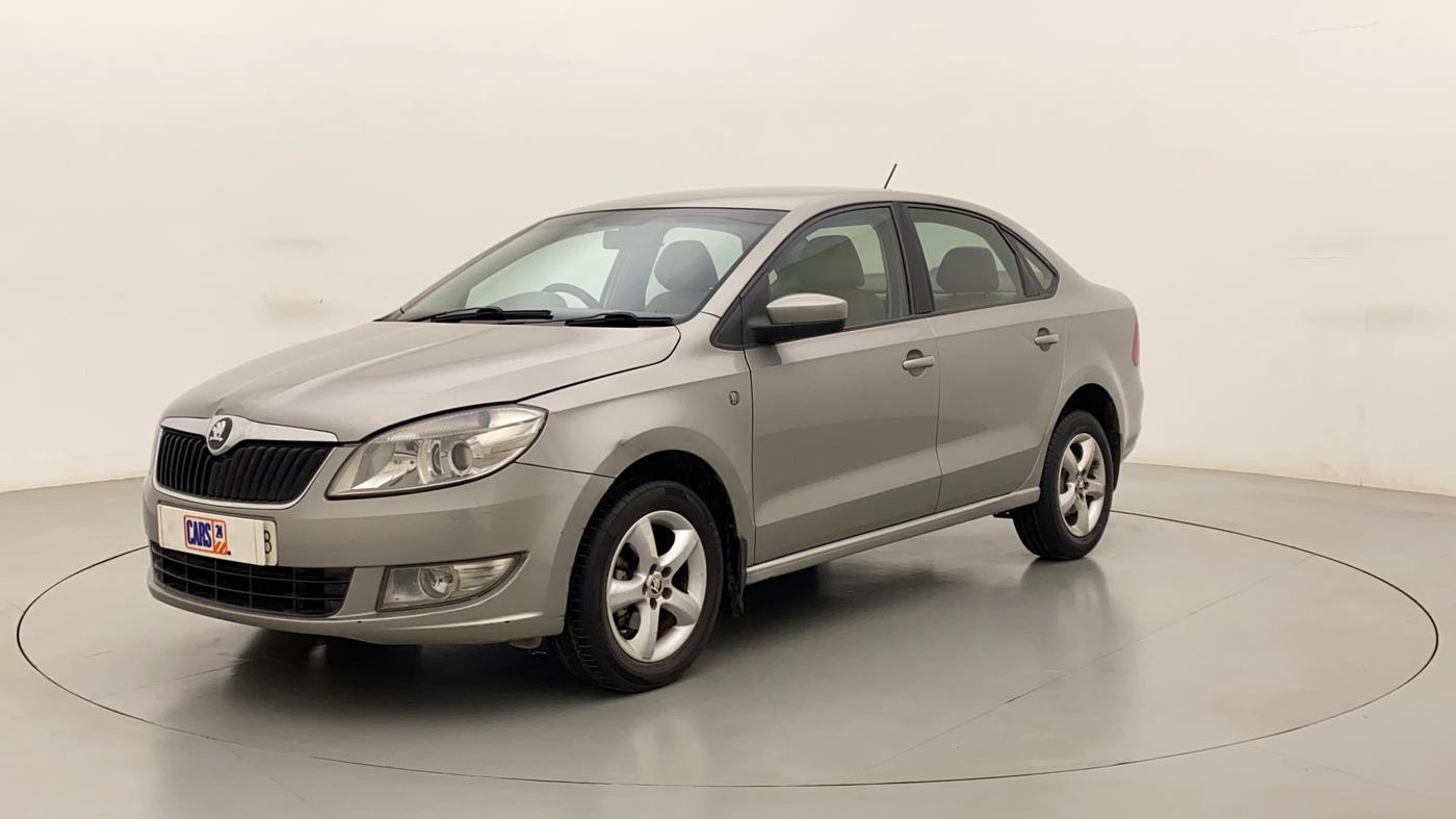 2013 Skoda Rapid ELEGANCE 1.6 MPI MT, Petrol, Manual, 1,14,710 km, Left Front Diagonal