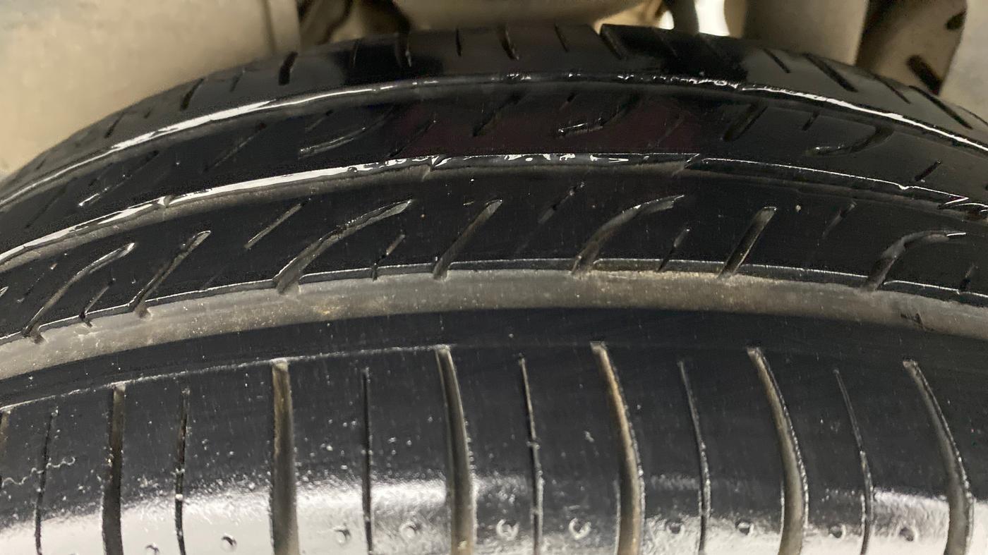 2017 Tata Nano TWIST XTA, Petrol, Automatic, 38,118 km, Left Rear Tyre Tread