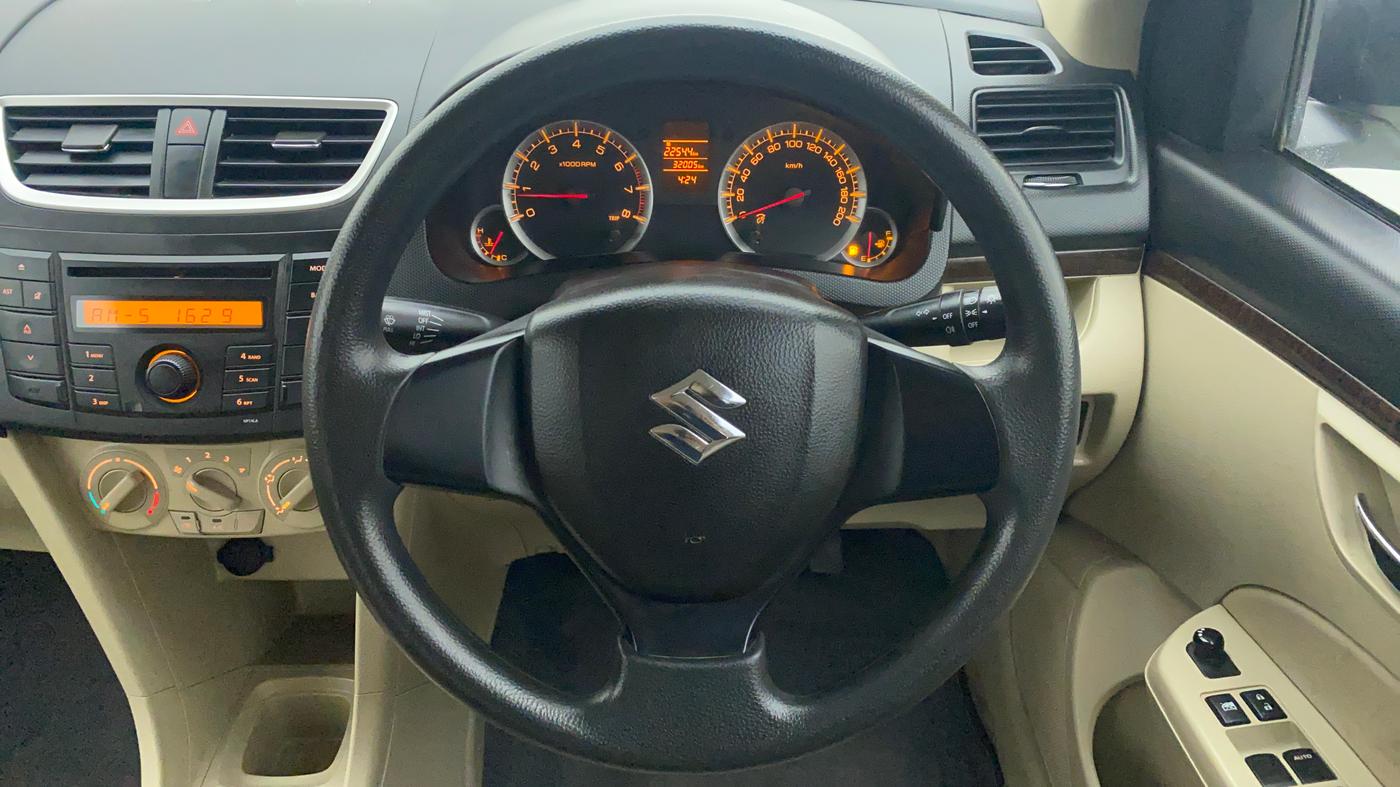 2012 Maruti Swift Dzire VXI, Petrol, Manual, 32,074 km, Steering Wheel Close Up