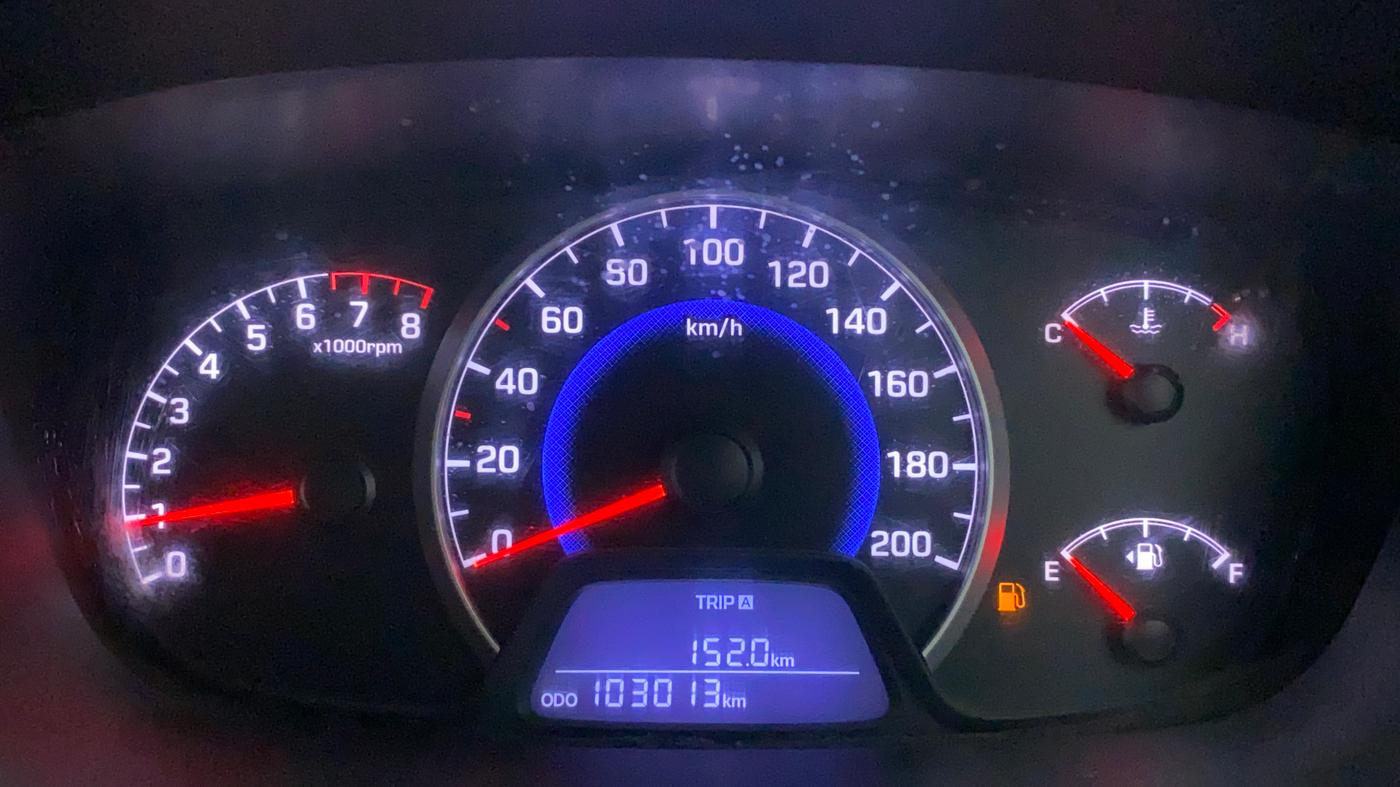 2015 Hyundai Grand i10 MAGNA 1.2 KAPPA VTVT, CNG, Manual, 1,03,121 km, Odometer Image