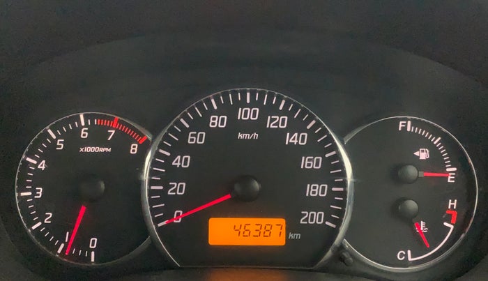 2011 Maruti Swift VXI, Petrol, Manual, 46,387 km, Odometer Image