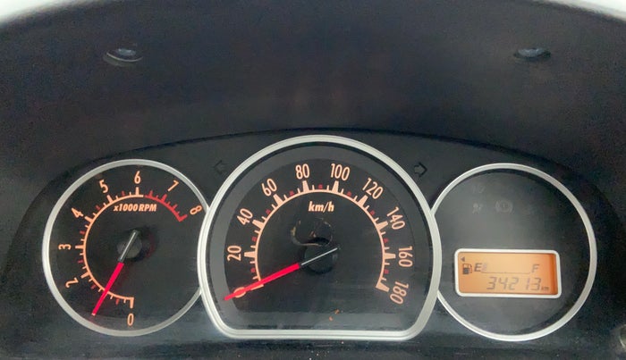 2011 Maruti Alto K10 VXI, Petrol, Manual, 34,213 km, Odometer Image