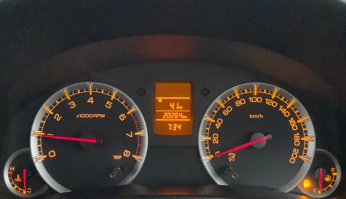 2012 Maruti Swift VXI, Petrol, Manual, 20,264 km, Odometer Image
