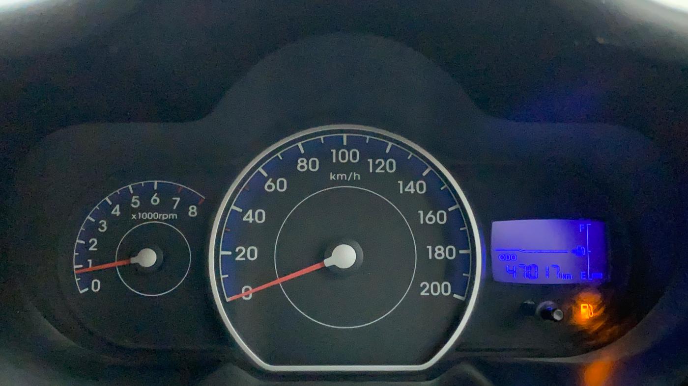 2011 Hyundai i10 MAGNA 1.2, Petrol, Manual, 47,013 km, Odometer Image