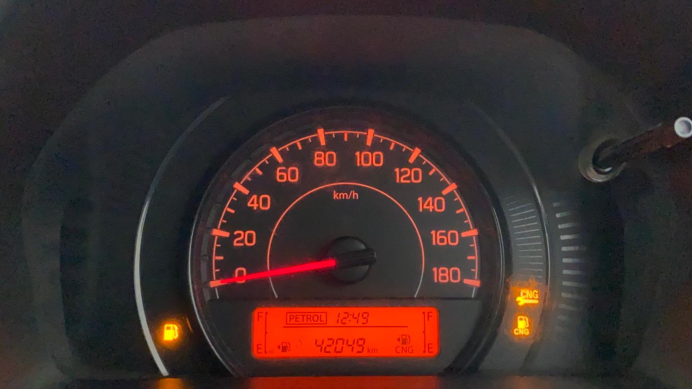 2019 Maruti New Wagon-R LXI CNG 1.0, CNG, Manual, 42,263 km, Odometer Image