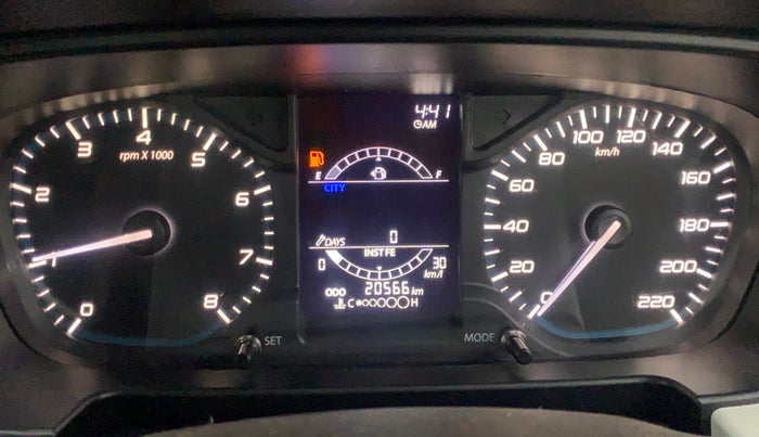2023 Tata PUNCH PURE MT, Petrol, Manual, 20,523 km, Odometer Image