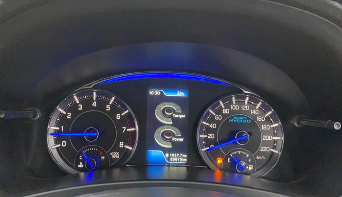 2021 Maruti Ciaz ALPHA 1.5 SHVS PETROL, Petrol, Manual, 69,648 km, Odometer Image