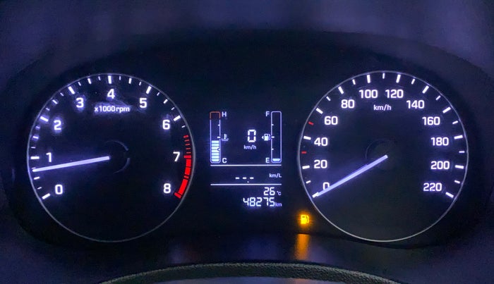 2018 Hyundai Creta SX 1.6 PETROL, Petrol, Manual, 48,275 km, Odometer Image