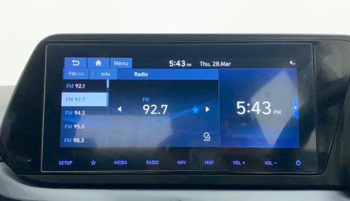 2022 Hyundai NEW I20 ASTA (O) 1.2 MT, Petrol, Manual, 16,031 km, Infotainment System