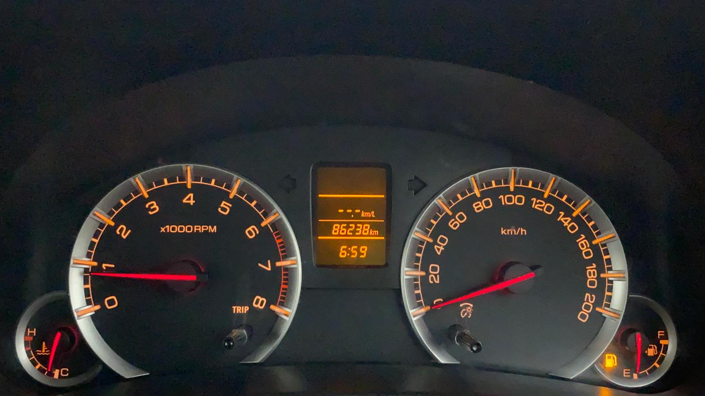 2017 Maruti Swift VXI O, CNG, Manual, 86,230 km, Odometer Image