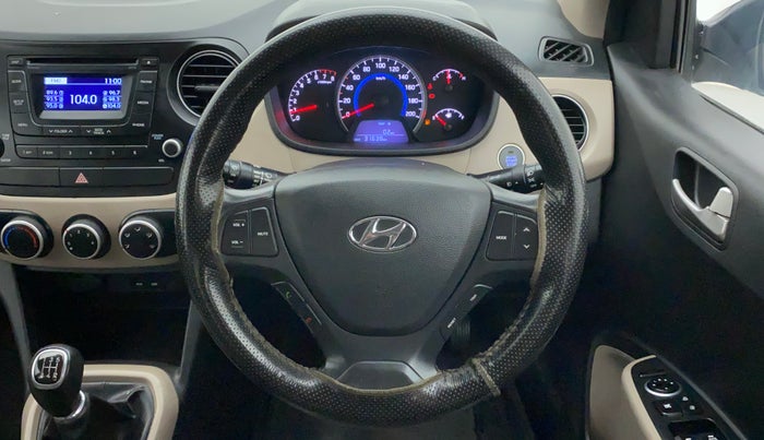 2013 Hyundai Grand i10 ASTA 1.2 KAPPA VTVT, Petrol, Manual, 31,637 km, Steering Wheel Close Up