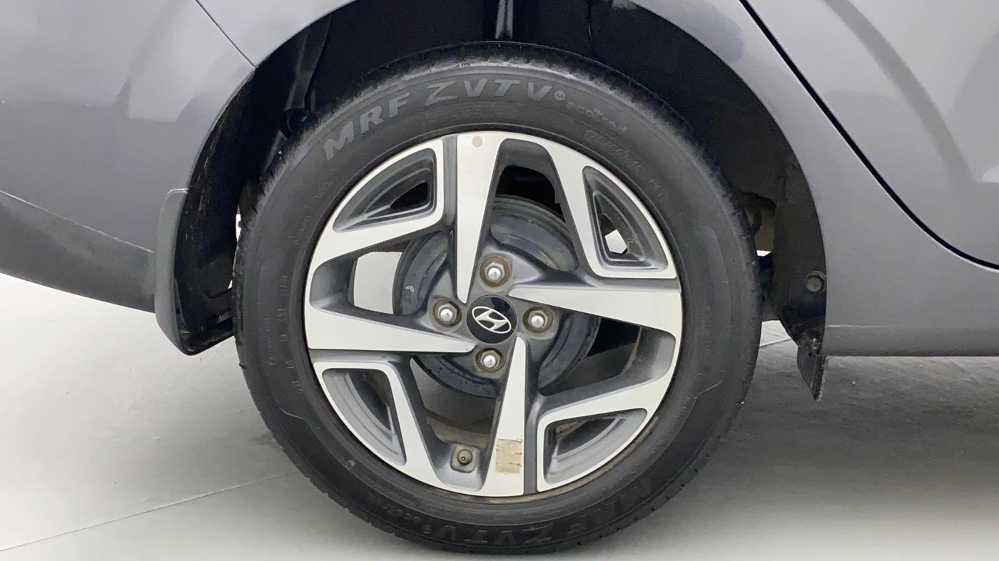 2021 Hyundai AURA SX PLUS 1.2 AMT, Petrol, Automatic, 34,132 km, Right Rear Wheel