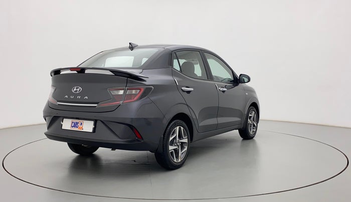 2021 Hyundai AURA SX PLUS 1.2 AMT, Petrol, Automatic, 34,132 km, Right Back Diagonal
