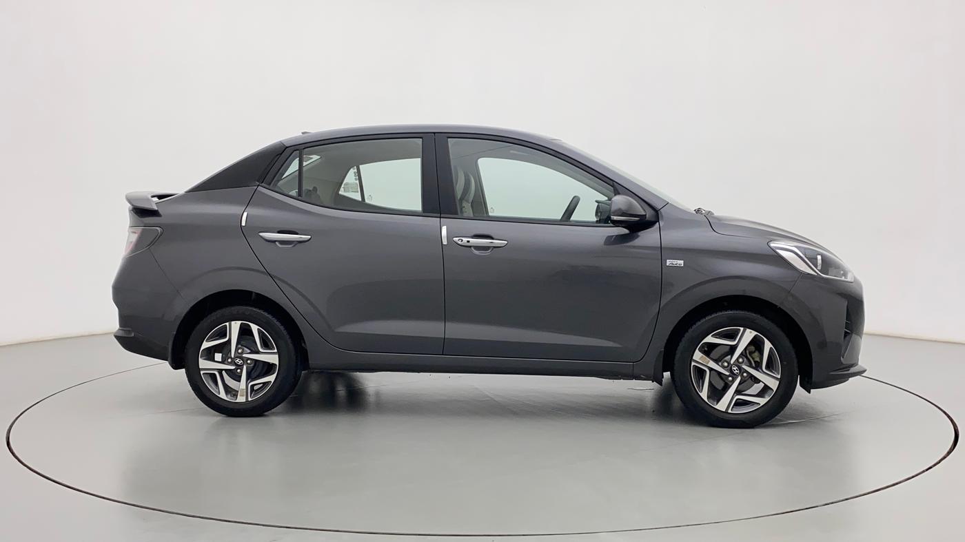 2021 Hyundai AURA SX PLUS 1.2 AMT, Petrol, Automatic, 34,132 km, Right Side View