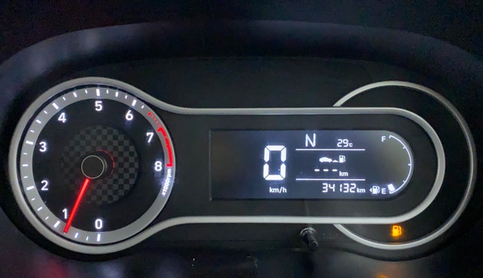 2021 Hyundai AURA SX PLUS 1.2 AMT, Petrol, Automatic, 34,132 km, Odometer Image