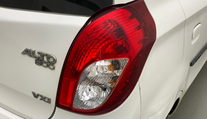 2017 Maruti Alto 800 VXI, Petrol, Manual, 11,815 km, Right tail light - Minor scratches