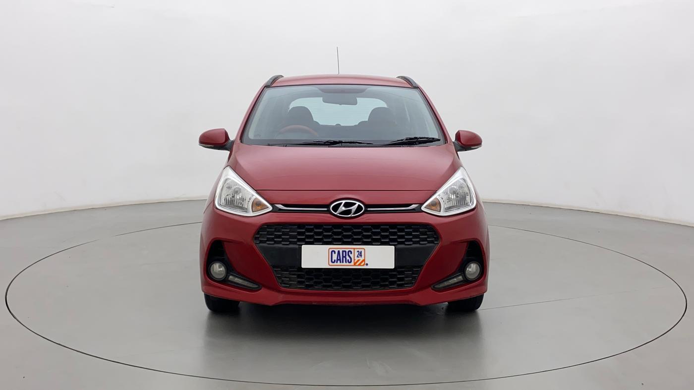 2018 Hyundai Grand i10 SPORTZ (O) 1.2 KAPPA VTVT, Petrol, Manual, 1,00,624 km, Front