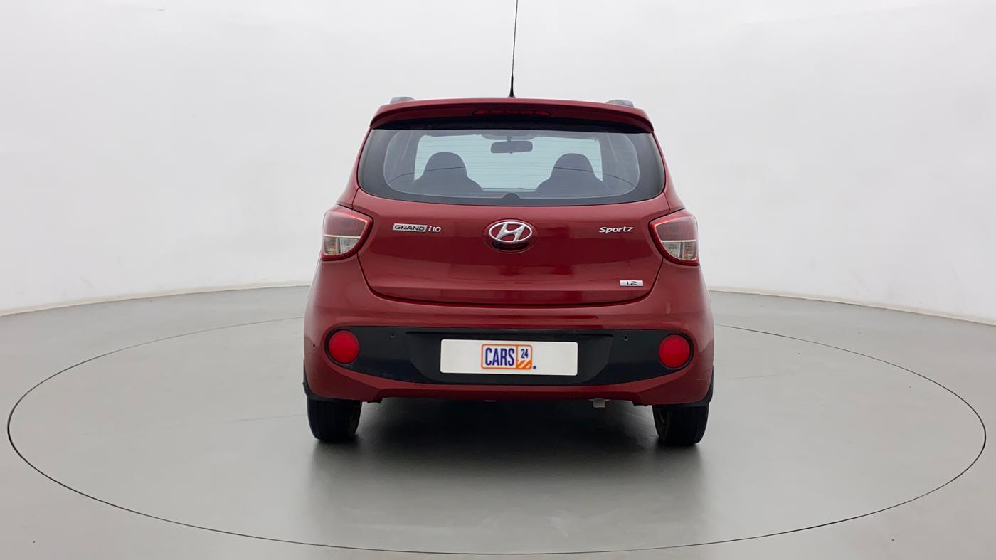 2018 Hyundai Grand i10 SPORTZ (O) 1.2 KAPPA VTVT, Petrol, Manual, 1,00,624 km, Back/Rear