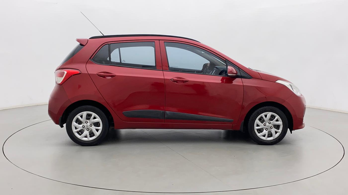 2018 Hyundai Grand i10 SPORTZ (O) 1.2 KAPPA VTVT, Petrol, Manual, 1,00,624 km, Right Side View