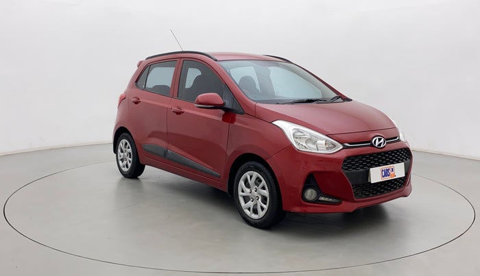 2018 Hyundai Grand i10 SPORTZ (O) 1.2 KAPPA VTVT, Petrol, Manual, 1,00,624 km, Right Front Diagonal