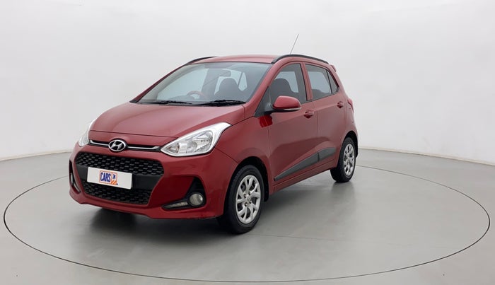 2018 Hyundai Grand i10 SPORTZ (O) 1.2 KAPPA VTVT, Petrol, Manual, 1,00,624 km, Left Front Diagonal