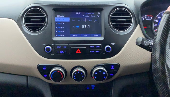 2018 Hyundai Grand i10 SPORTZ (O) 1.2 KAPPA VTVT, Petrol, Manual, 1,00,624 km, Air Conditioner