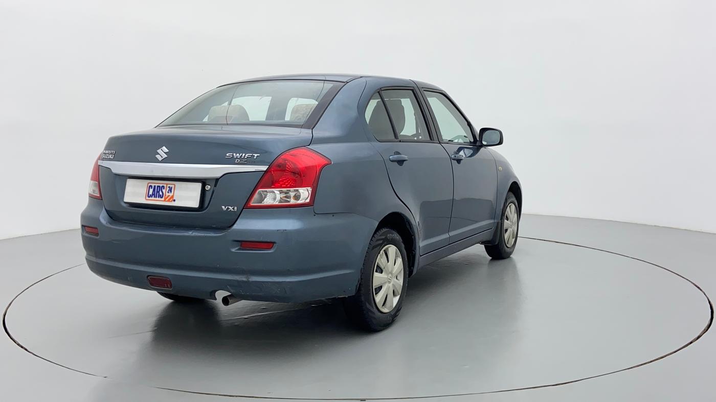 2010 Maruti Swift Dzire VXI, Petrol, Manual, 63,696 km, Right Back Diagonal