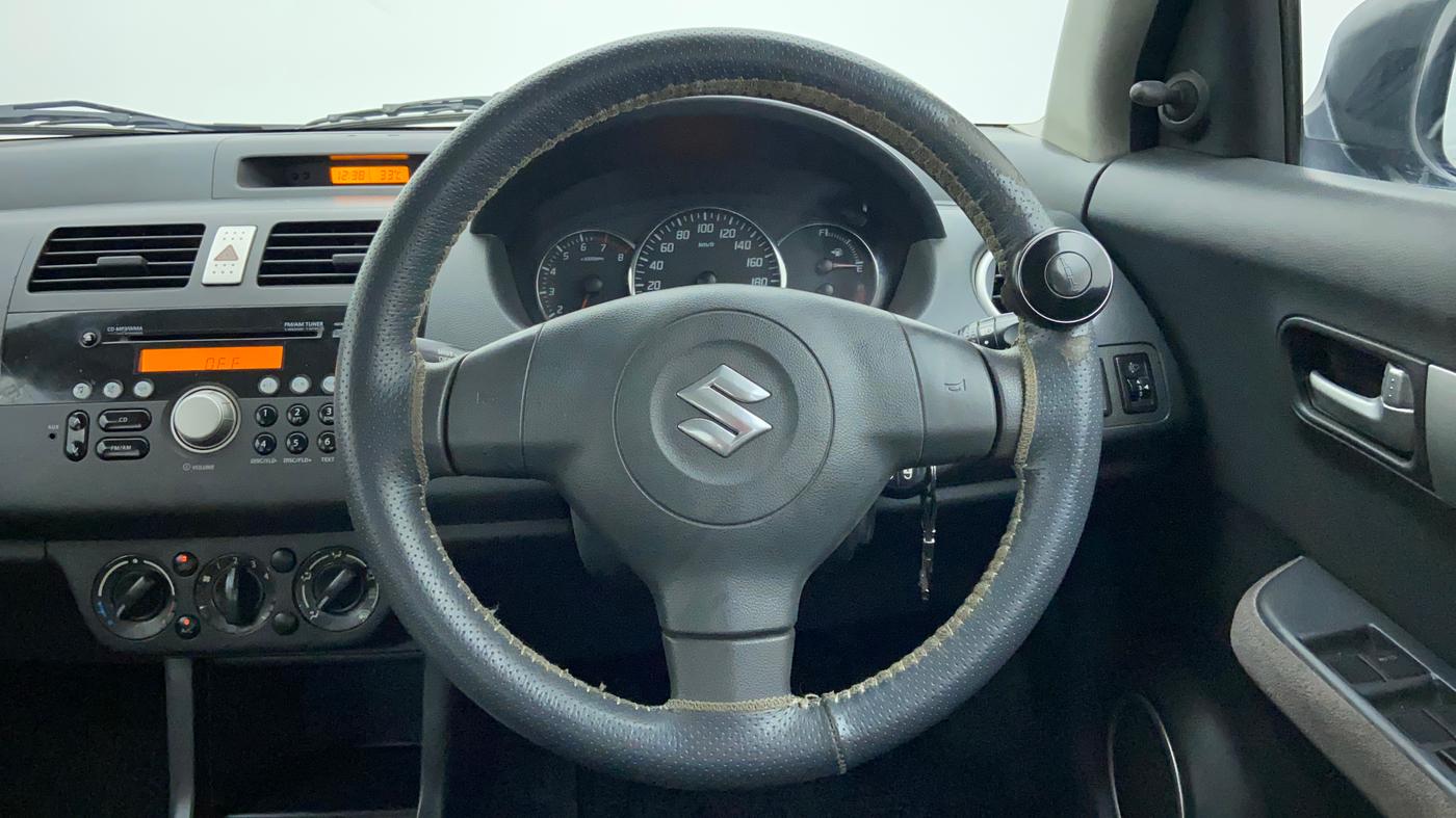 2010 Maruti Swift Dzire VXI, Petrol, Manual, 63,696 km, Steering Wheel Close Up