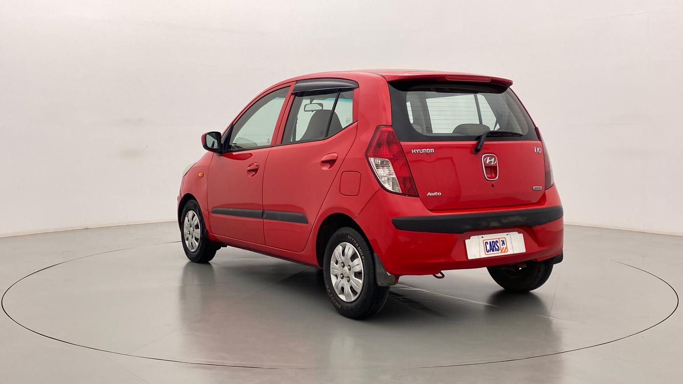 2010 Hyundai i10 SPORTZ 1.2 AT, Petrol, Automatic, 80,684 km, Left Back Diagonal