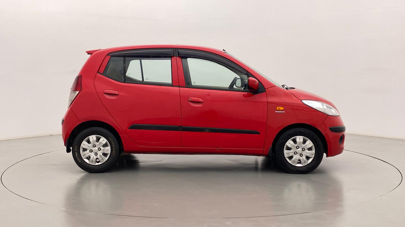 2010 Hyundai i10 SPORTZ 1.2 AT, Petrol, Automatic, 80,684 km, Right Side View