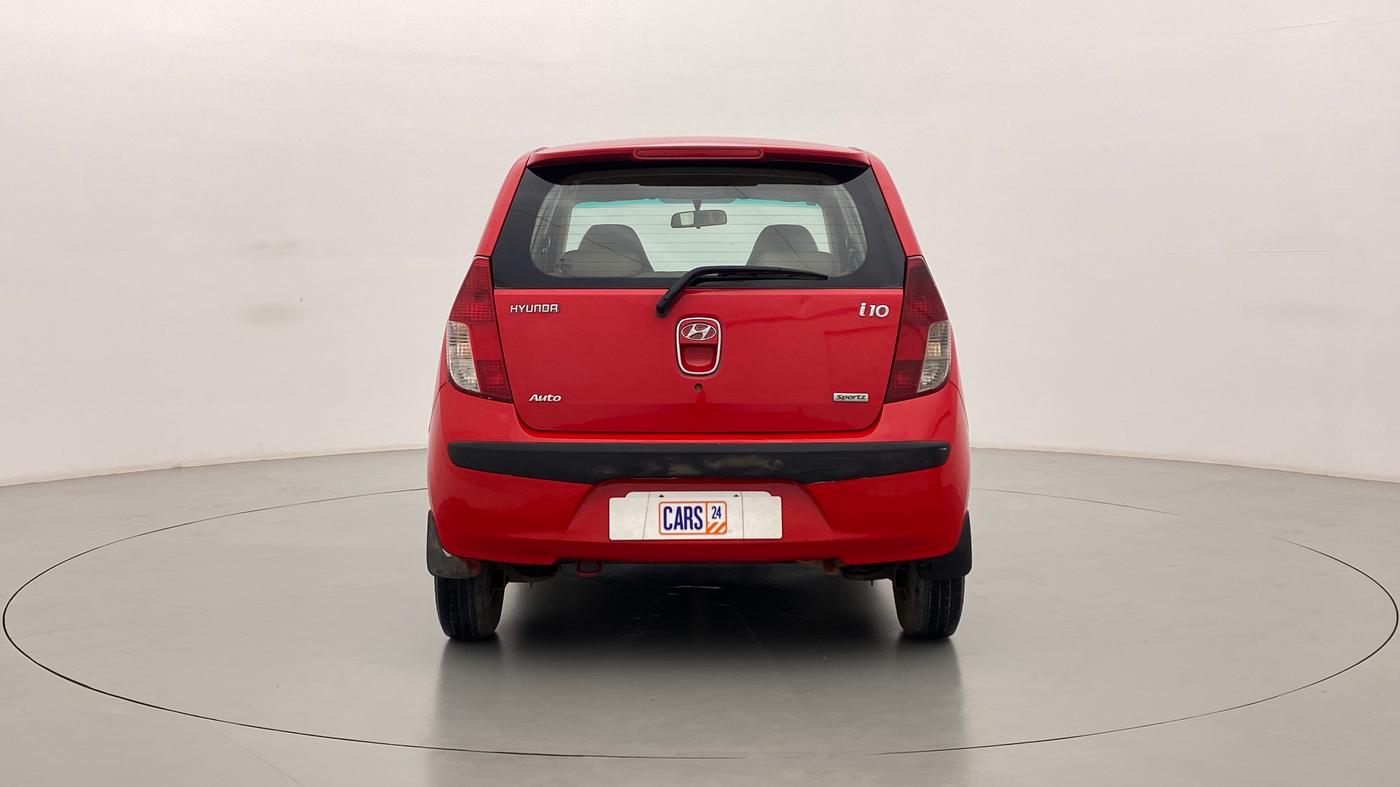2010 Hyundai i10 SPORTZ 1.2 AT, Petrol, Automatic, 80,684 km, Back/Rear