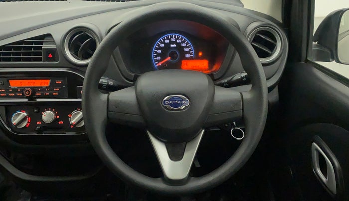 2018 Datsun Redi Go T(O) 1.0 AMT, Petrol, Automatic, 13,516 km, Steering Wheel Close Up