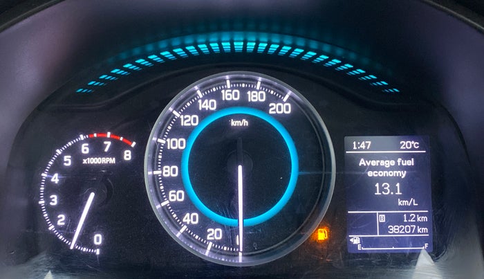2017 Maruti IGNIS ALPHA 1.2 K12 DUAL TONE, Petrol, Manual, 38,271 km, Odometer Image