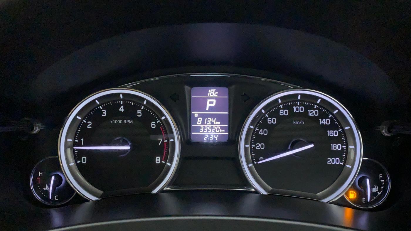 2016 Maruti Ciaz ZXI+ AT, Petrol, Automatic, 33,520 km, Odometer Image