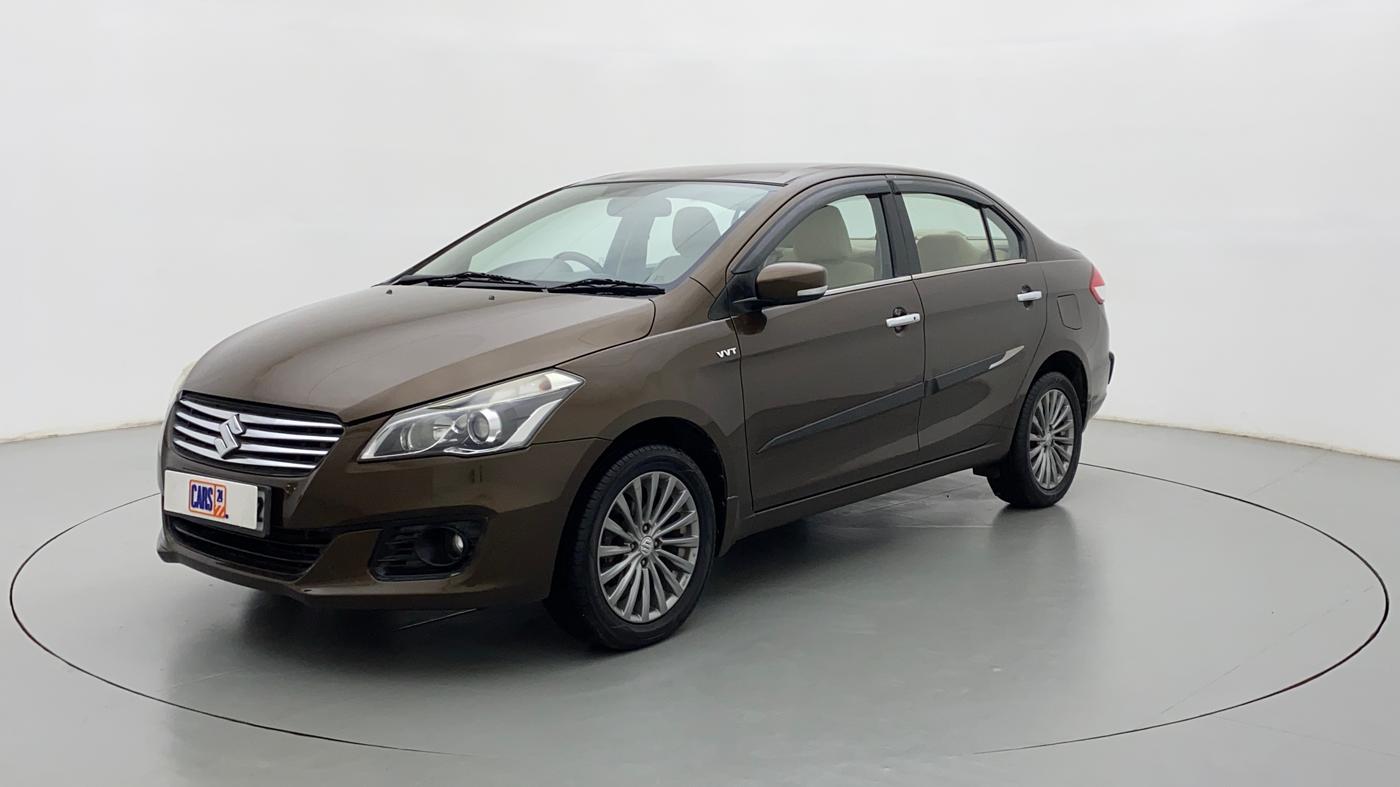 2016 Maruti Ciaz ZXI+ AT, Petrol, Automatic, 33,520 km, Left Front Diagonal