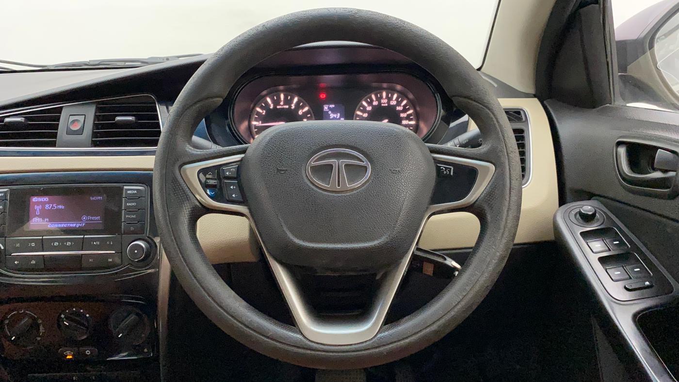 2014 Tata Zest XMA F-TRONIC DIESEL, Diesel, Automatic, 96,667 km, Steering Wheel Close Up