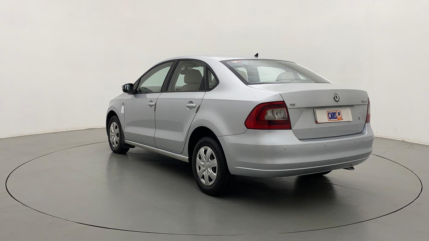 2013 Skoda Rapid AMBITION 1.6 TDI CR MT PLUS, Diesel, Manual, 64,231 km, Left Back Diagonal