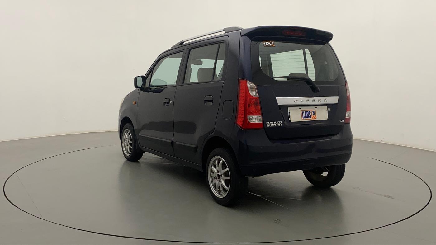 2017 Maruti Wagon R 1.0 VXI AMT, Petrol, Automatic, 65,289 km, Left Back Diagonal