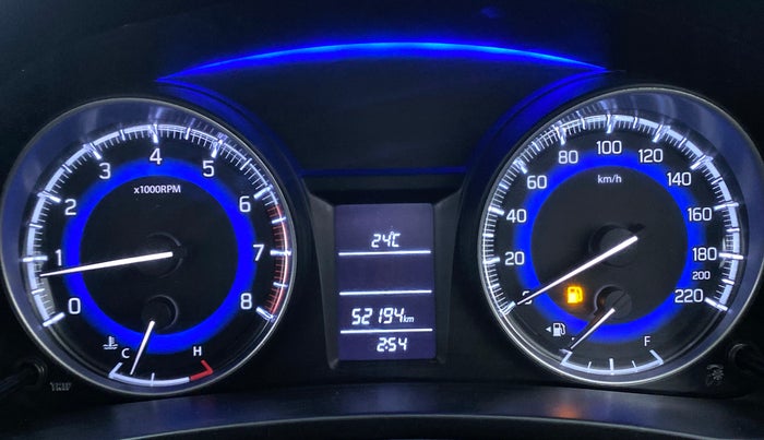 2016 Maruti Baleno DELTA PETROL 1.2, Petrol, Manual, 52,193 km, Odometer Image
