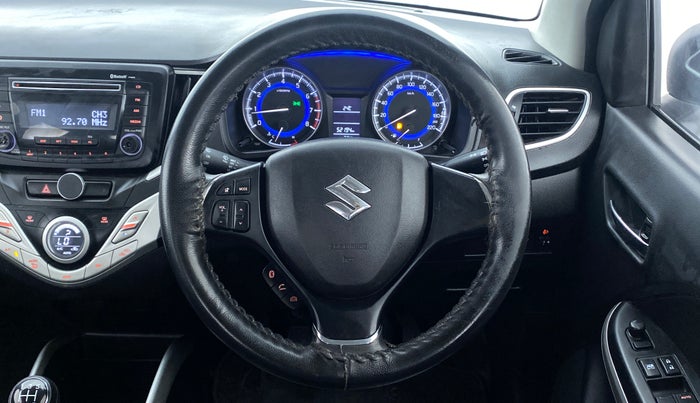 2016 Maruti Baleno DELTA PETROL 1.2, Petrol, Manual, 52,193 km, Steering Wheel Close Up