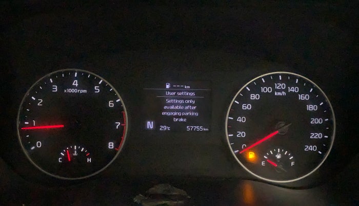 2023 KIA SELTOS HTK PLUS 1.5 IMT, Petrol, Manual, 57,754 km, Odometer Image