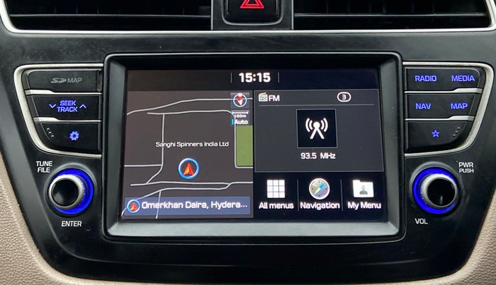 2018 Hyundai Elite i20 ASTA 1.2 (O), Petrol, Manual, 91,609 km, Infotainment System