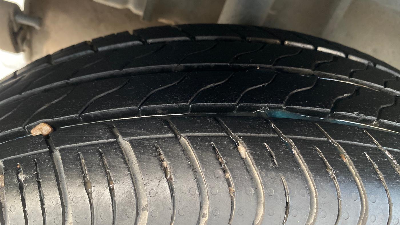 2024 Tata Tiago XM CNG, CNG, Manual, 46,139 km, Right Rear Tyre Tread