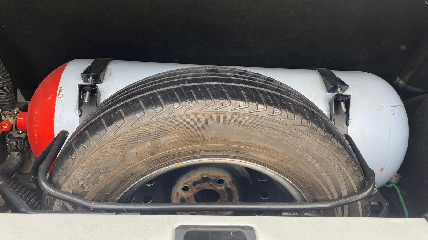 2021 Maruti New Wagon-R LXI CNG 1.0, CNG, Manual, 65,936 km, Spare Tyre