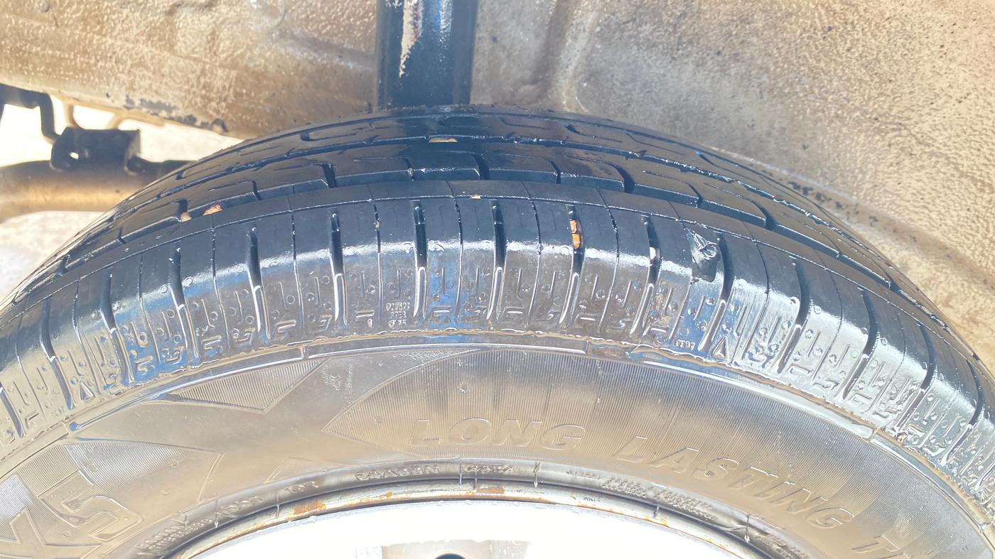 2021 Maruti New Wagon-R LXI CNG 1.0, CNG, Manual, 65,936 km, Right Rear Tyre Tread