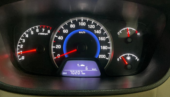 2016 Hyundai Grand i10 SPORTZ 1.2 KAPPA VTVT, Petrol, Manual, 70,202 km, Odometer Image