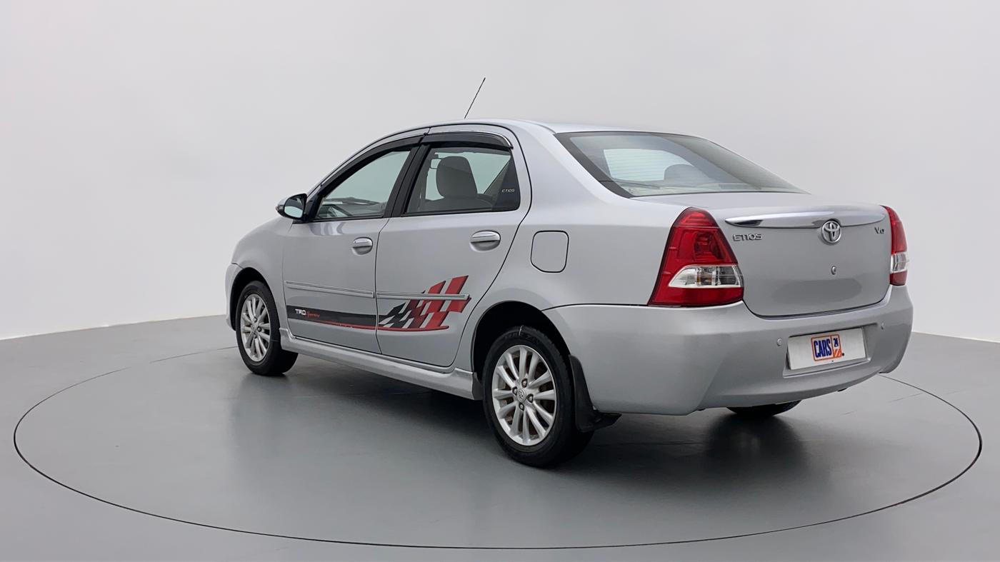 2014 Toyota Etios VX D, Diesel, Manual, 65,922 km, Left Back Diagonal