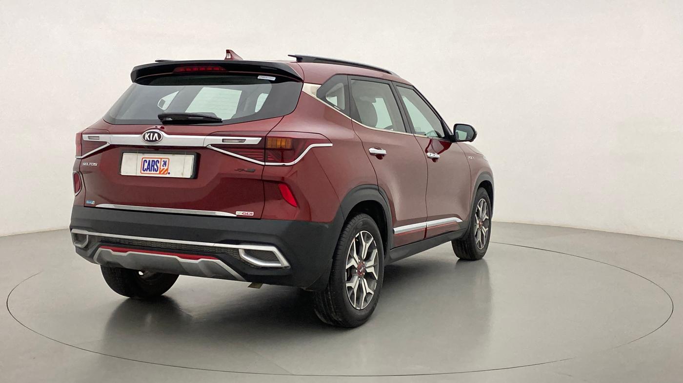 2020 KIA SELTOS 1.4 GTX+ TURBO GDI PETROL AT, Petrol, Automatic, 16,084 km, Right Back Diagonal