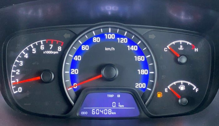 2018 Hyundai Xcent E PLUS, Petrol, Manual, 60,486 km, Odometer Image