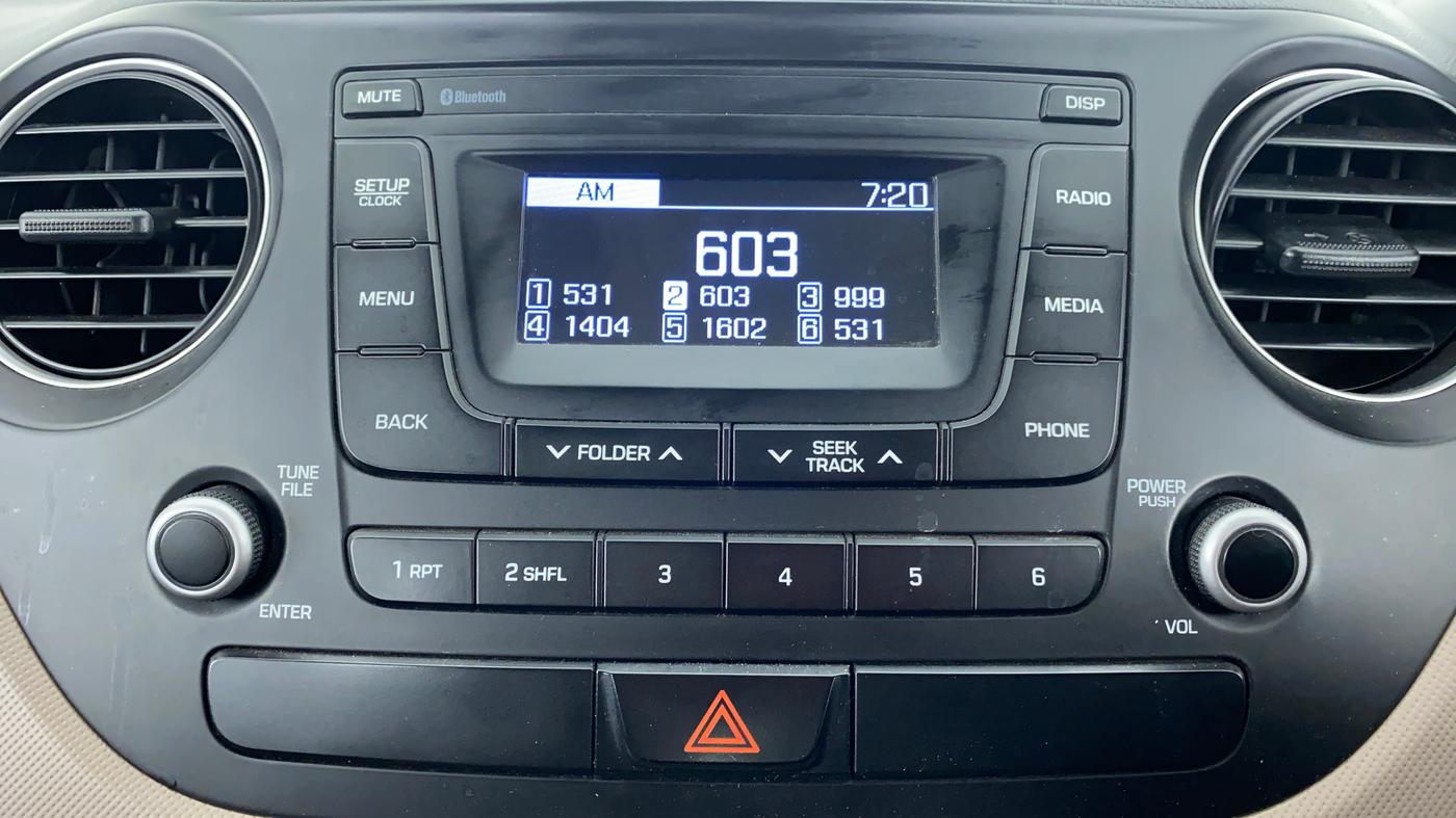 2018 Hyundai Xcent E PLUS, Petrol, Manual, 60,486 km, Infotainment System
